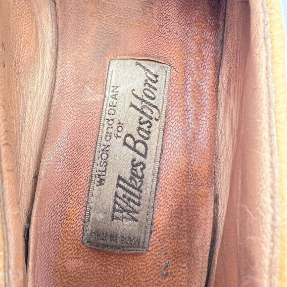 Wilson and Dean for Wilkes Bashford Women Size 6.5M Brown Ostrich Leather Shoes - Picture 13 of 15